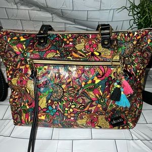 Sakroots floral multicolored purse